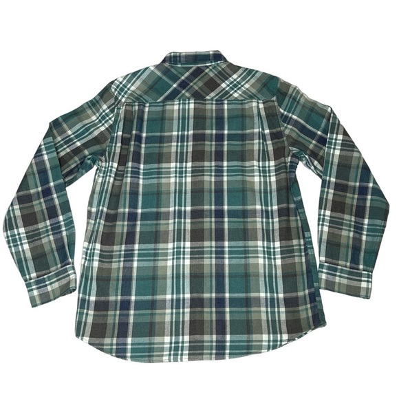 WEATHERPROOF Vintage Long Sleeve Button Down Plaid Flannel Men's Shirt Size L - Picture 8 of 16